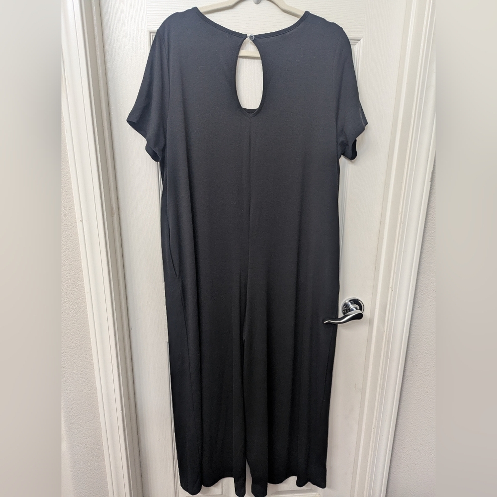 Casual Black Jumpsuit 2XL - Picture 6 of 6